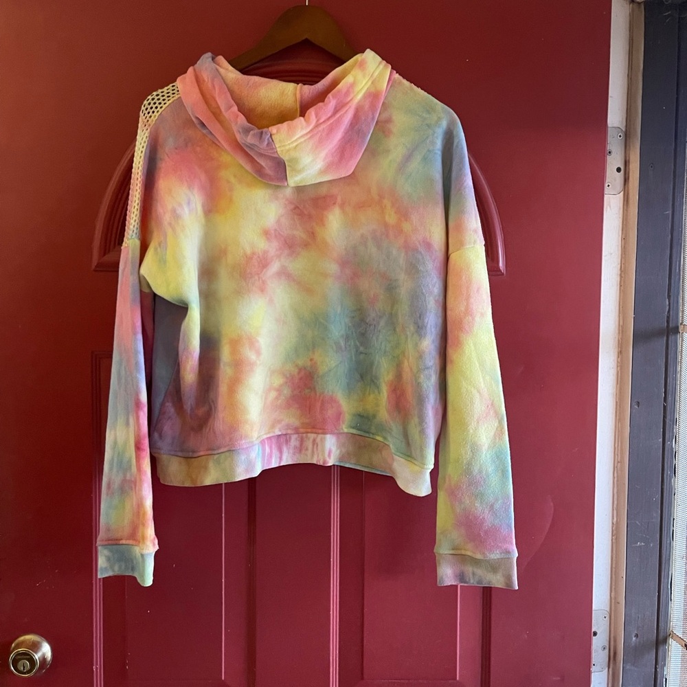 Colorful Tie-Dye Women's hoodie - Picture 2 of 6